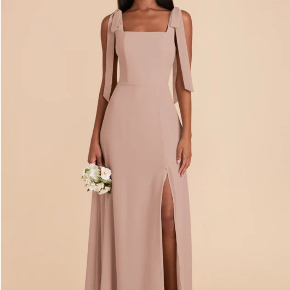 Elegant Tan Sleeveless Dress